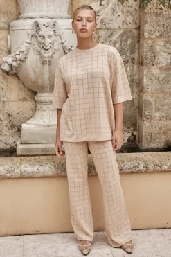 Aime Knit Pant (Beige)