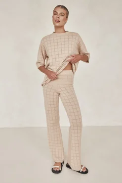 Aime Knit Pant (Beige)