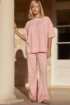 Aime Knit Pants (Pink)