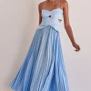 Alessandra Maxi Dress (Blue)