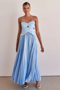 Alessandra Maxi Dress (Blue)
