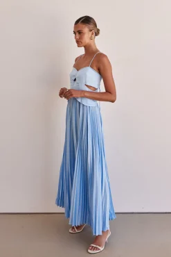 Alessandra Maxi Dress (Blue)
