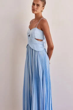 Alessandra Maxi Dress (Blue)