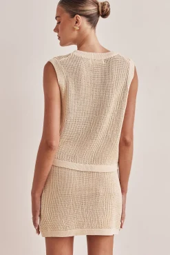 Alexi Knit Skirt (Beige)