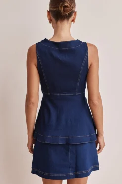 Amaia Mini Skirt (Blue)