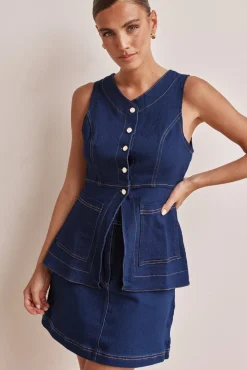 Amaia Vest (Blue)
