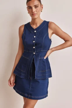 Amaia Vest (Blue)