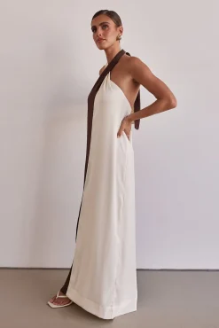 Amber Maxi Dress (Chocolate)