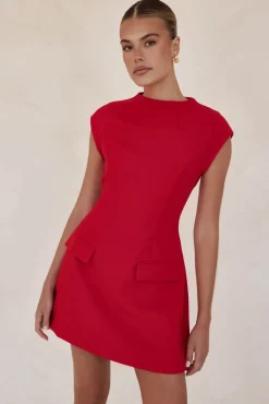 Amelda Mini Dress (Red)