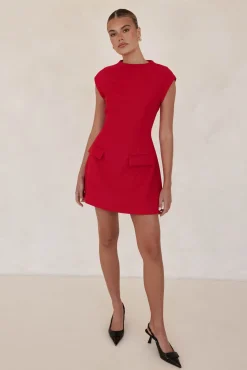 Amelda Mini Dress (Red)