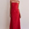 Angelica Maxi Dress (Red)