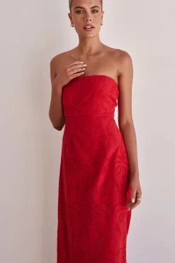 Angelica Maxi Dress (Red)
