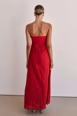 Angelica Maxi Dress (Red)