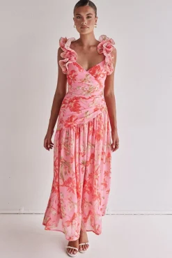 Aurelia Maxi Dress (Pink)
