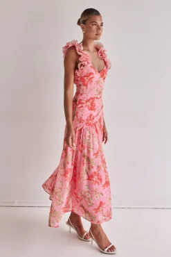 Aurelia Maxi Dress (Pink)