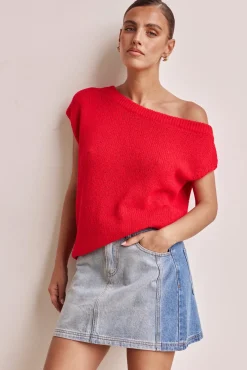 Bali Knit Top (Red)