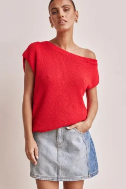 Bali Knit Top (Red)