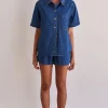 Baylee Denim Shirt (Blue)