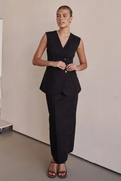 Blithe Maxi Skirt (Black)