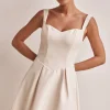 Brodie Mini Dress (Cream)