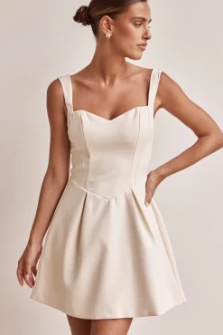 Brodie Mini Dress (Cream)