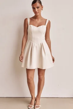 Brodie Mini Dress (Cream)