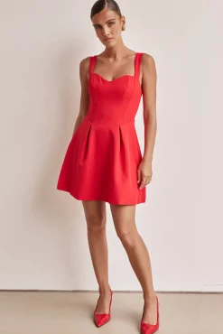 Brodie Mini Dress (Red)