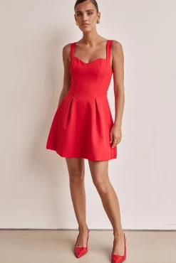 Brodie Mini Dress (Red)