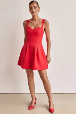 Brodie Mini Dress (Red)