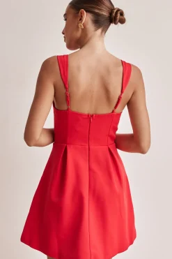 Brodie Mini Dress (Red)