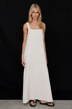 Cannes Maxi Dress (Beige)