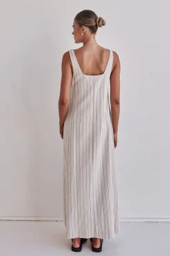 Cannes Maxi Dress (Beige)