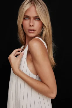 Cannes Maxi Dress (Beige)