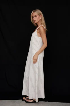 Cannes Maxi Dress (Beige)