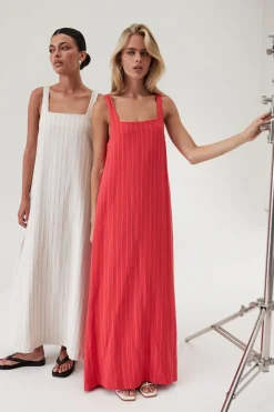 Cannes Maxi Dress (Red)