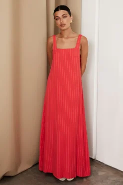 Cannes Maxi Dress (Red)