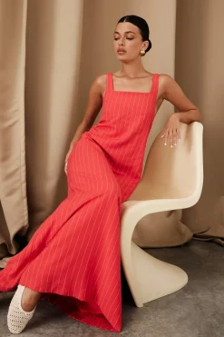 Cannes Maxi Dress (Red)