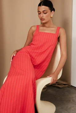 Cannes Maxi Dress (Red)