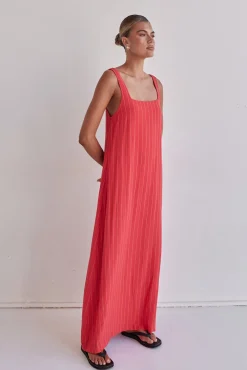 Cannes Maxi Dress (Red)