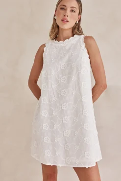 Carly Mini Dress (White)