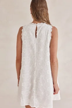 Carly Mini Dress (White)