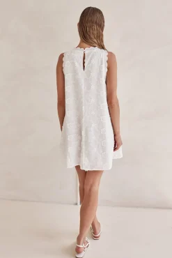 Carly Mini Dress (White)