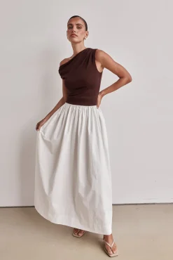 Charly Maxi Skirt (White)