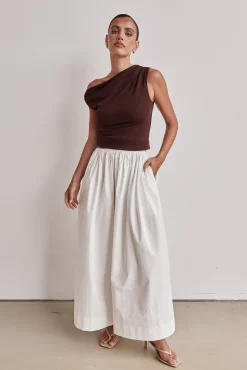 Charly Maxi Skirt (White)