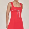 Cynthia Mini Dress (Red)