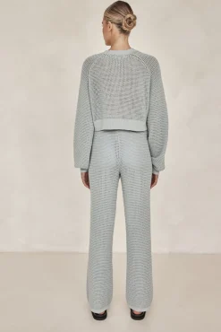 Della Knit Pant (Blue)