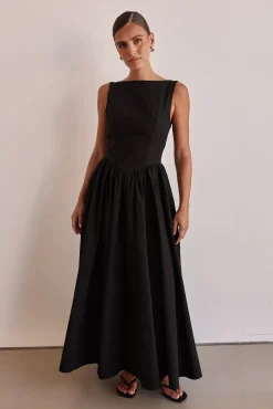 Devin Maxi Dress (Black)