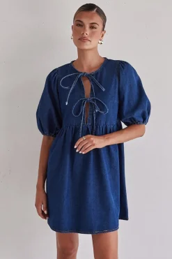 Dulcie Dress (Dark Blue)