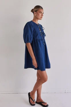Dulcie Dress (Dark Blue)