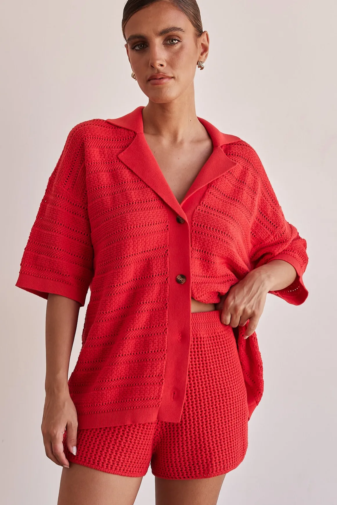 El Camino Knit Shirt (Red)